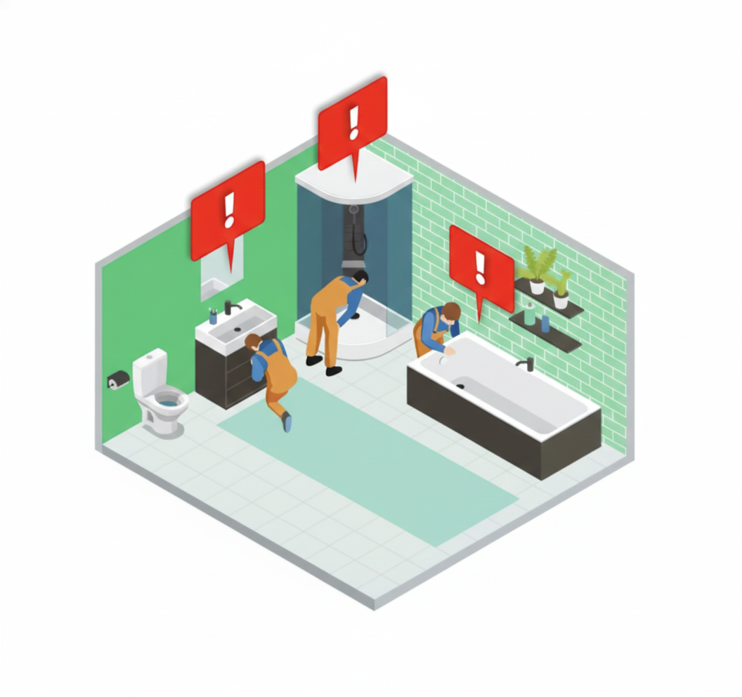 Bathroom Drains Service - Shower, Tub, Sink, Plumbers